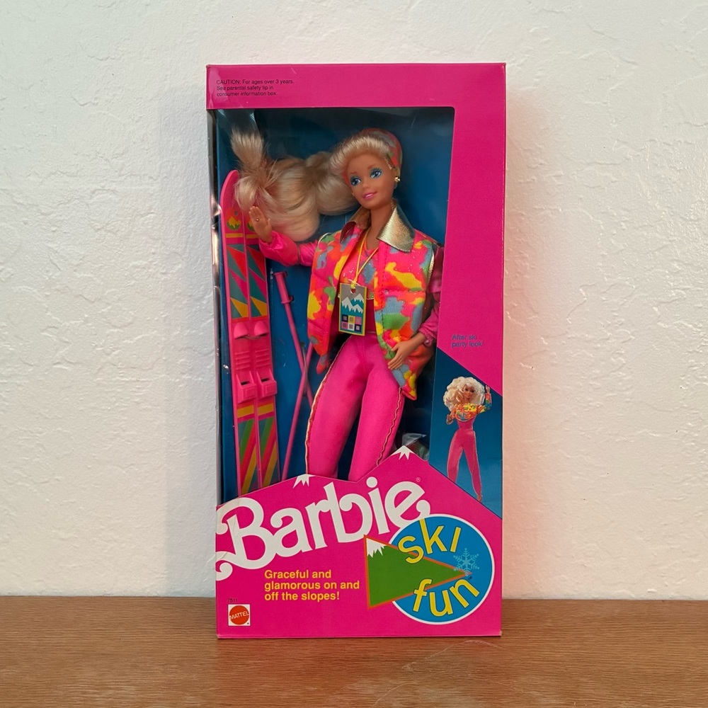 1991 Ski Fun Barbie NRFB